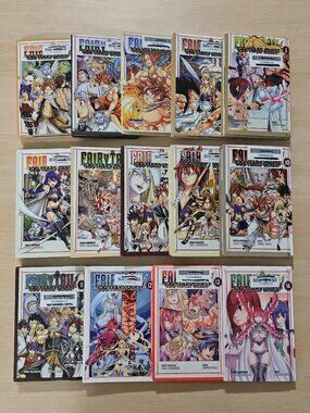 Fairy Tail: 100 Years Quest Vol 1-14 Lot English Hardcover Ex-Library - Mashima